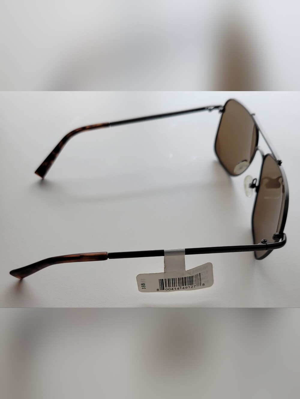 Nautica Matte Gunmetal Sunglass Frame - Black and Silver - Picture 3 of 7